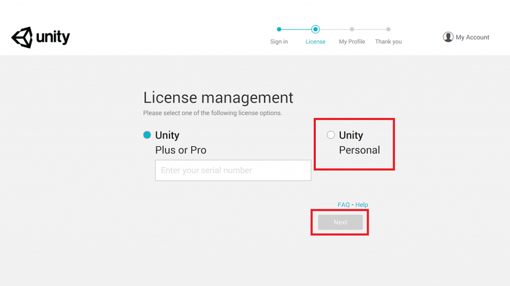 Unityプロジェクト作成7