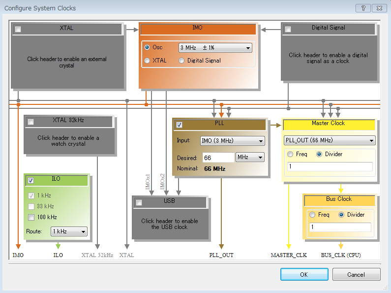 クロック・システムの設定3