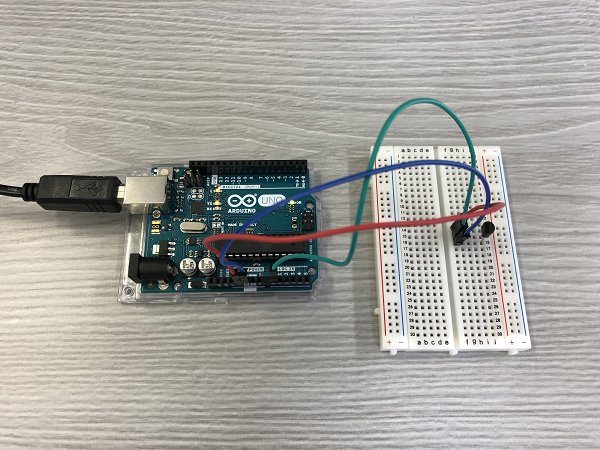 Arduino側(温度センサー)